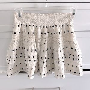 LoveShackFancy Ruffle Mini Skirt